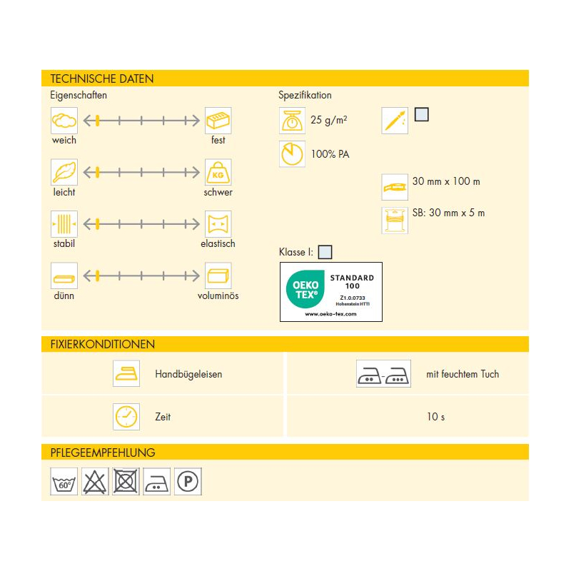 Ourlet rapide Saumfix Vlieseline - T30