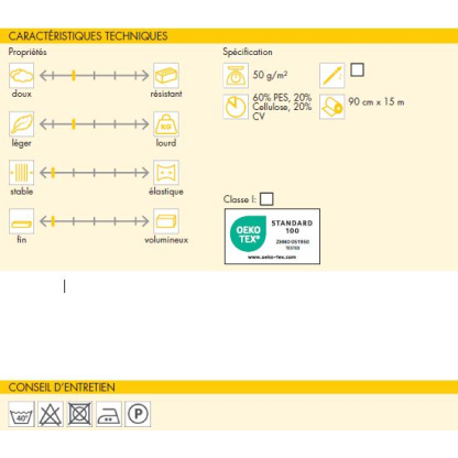 Entoilage non-tissé Vlieseline - Rasterquick triangle 2