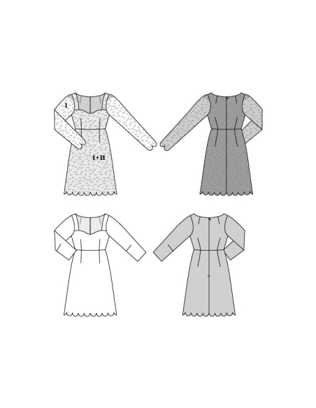 Patron Burda 5835 - Robe