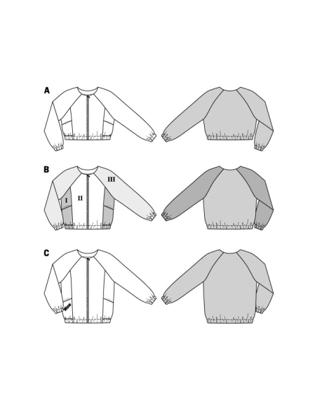 Patron Burda 5848 - Blouson