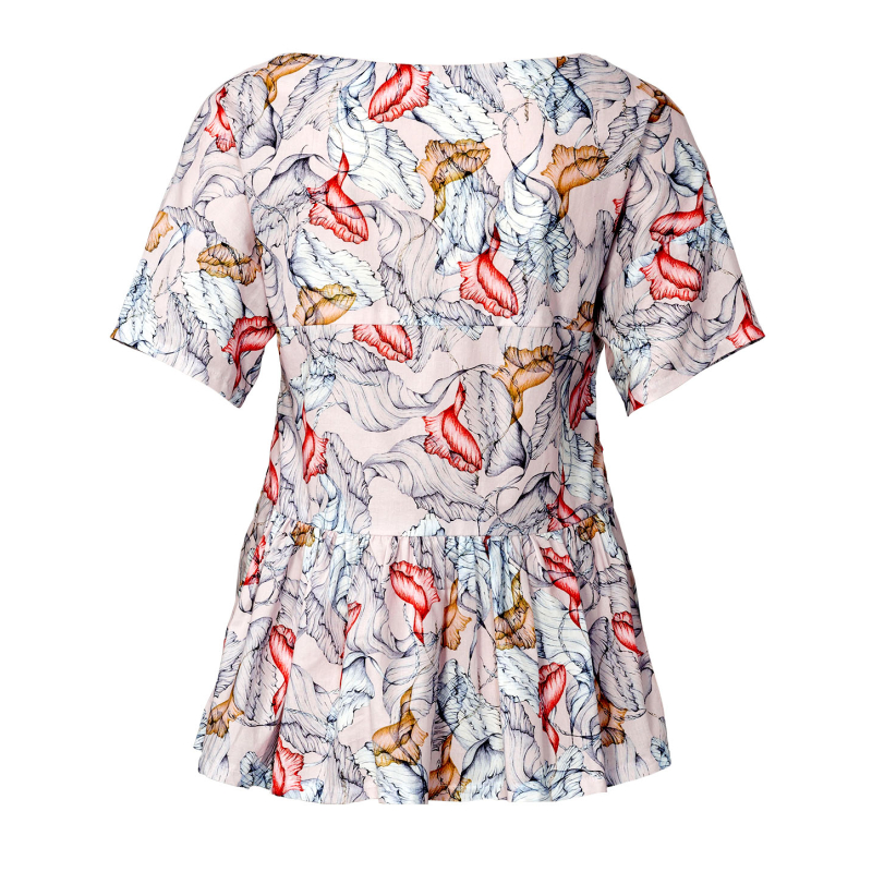 Patron Burda 5856 - Blouse
