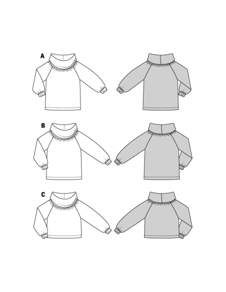 Patron Burda 5858 - Pull