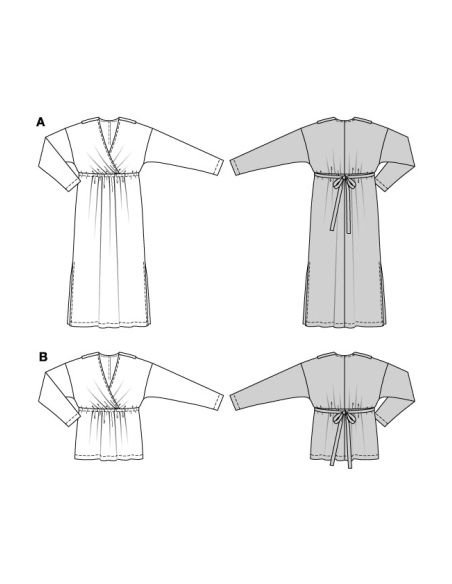 Patron Burda 5864 - Robe & tunique