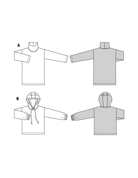 Patron Burda 5867 - Pull