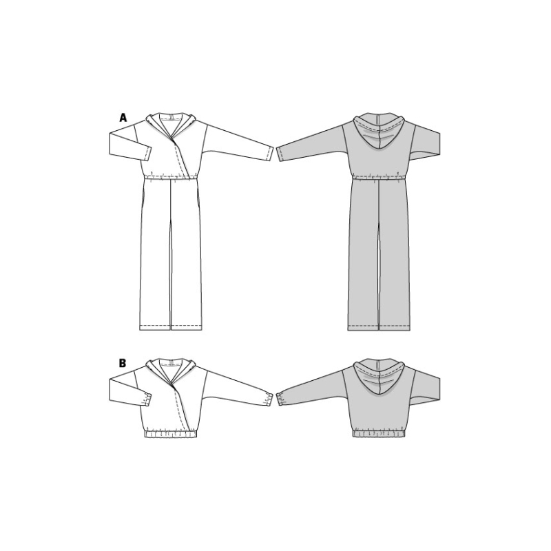 Patron Burda 5871 - Combinaison & T-shirt