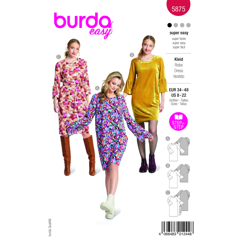 Patron Burda 5875 - Robe