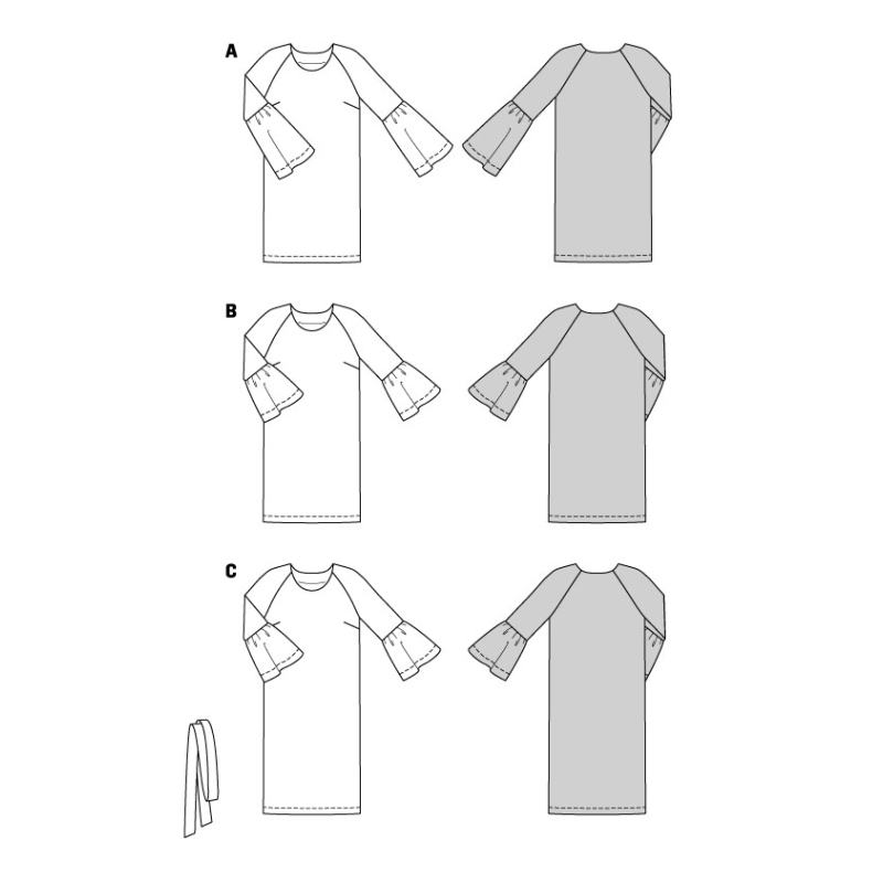 Patron Burda 5875 - Robe