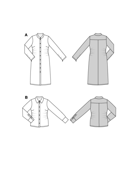 Patron Burda 5879 - Robe & blouse