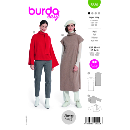 Patron Burda 5880 - Pull