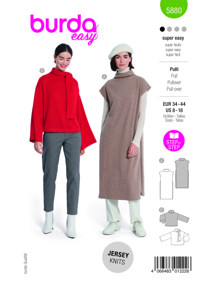 Patron Burda 5880 - Pull