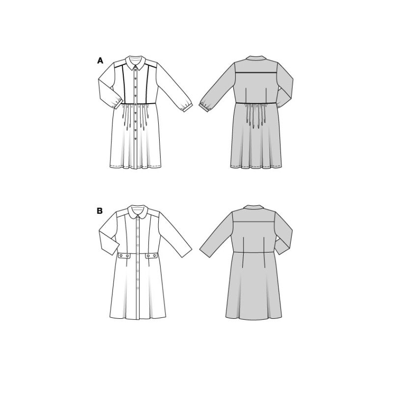 Patron Burda 5882 - Robe