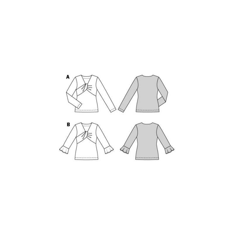 Patron Burda 5886 - T-shirt