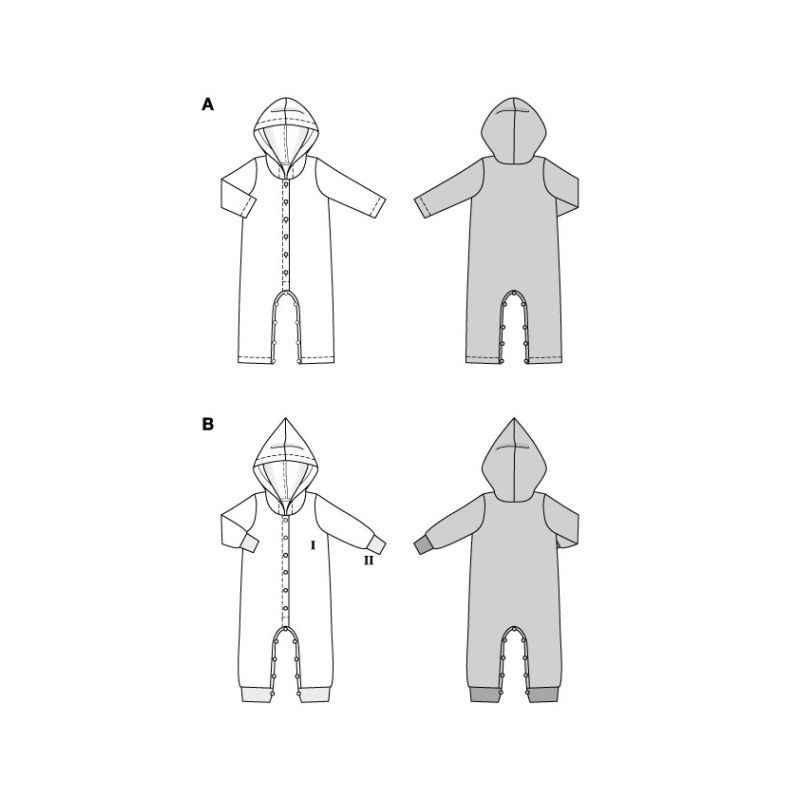 Patron Burda 9232 - Grenouillère