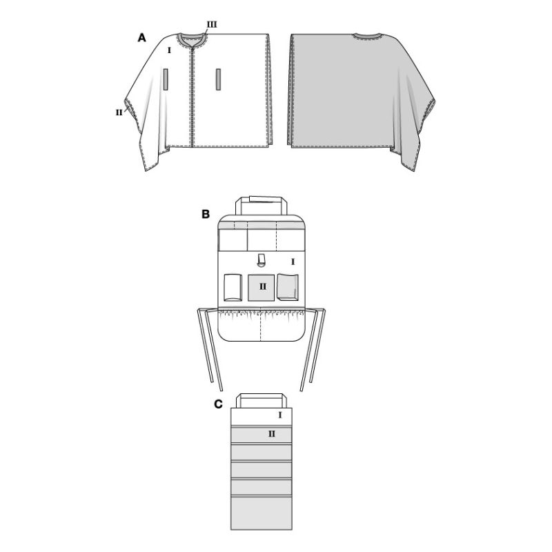 Patron Burda 9233 - Accessoires bébé