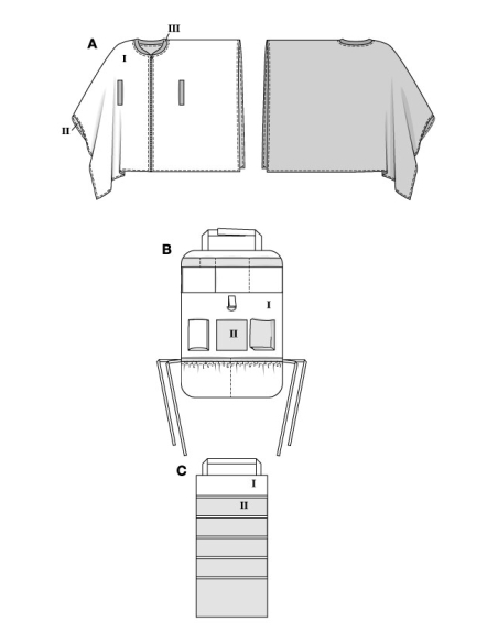 Patron Burda 9233 - Accessoires bébé