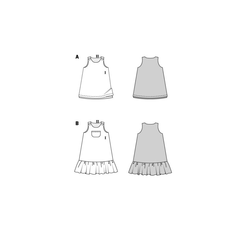 Patron Burda 9238 - Robe