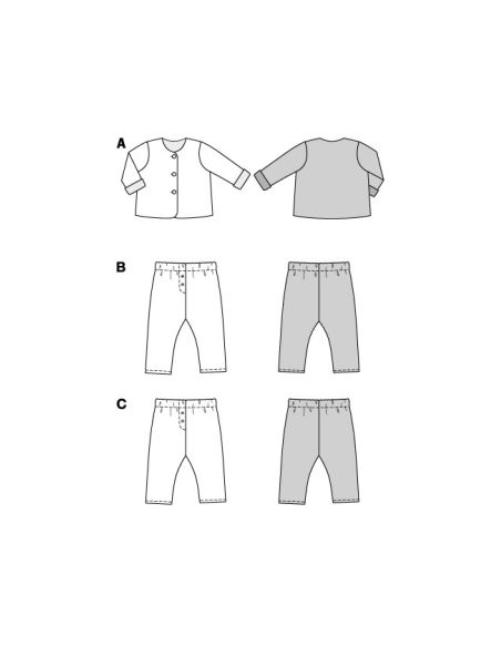 Patron Burda 9231- Ensemble