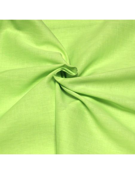 Voile 100% coton - Vert pomme