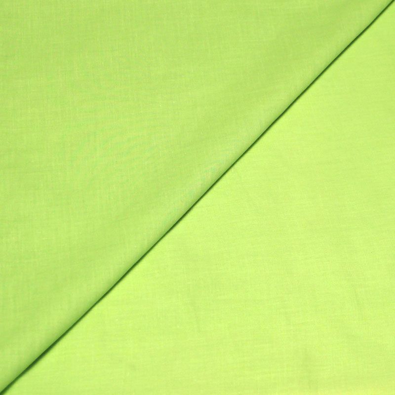 Voile 100% coton - Vert pomme