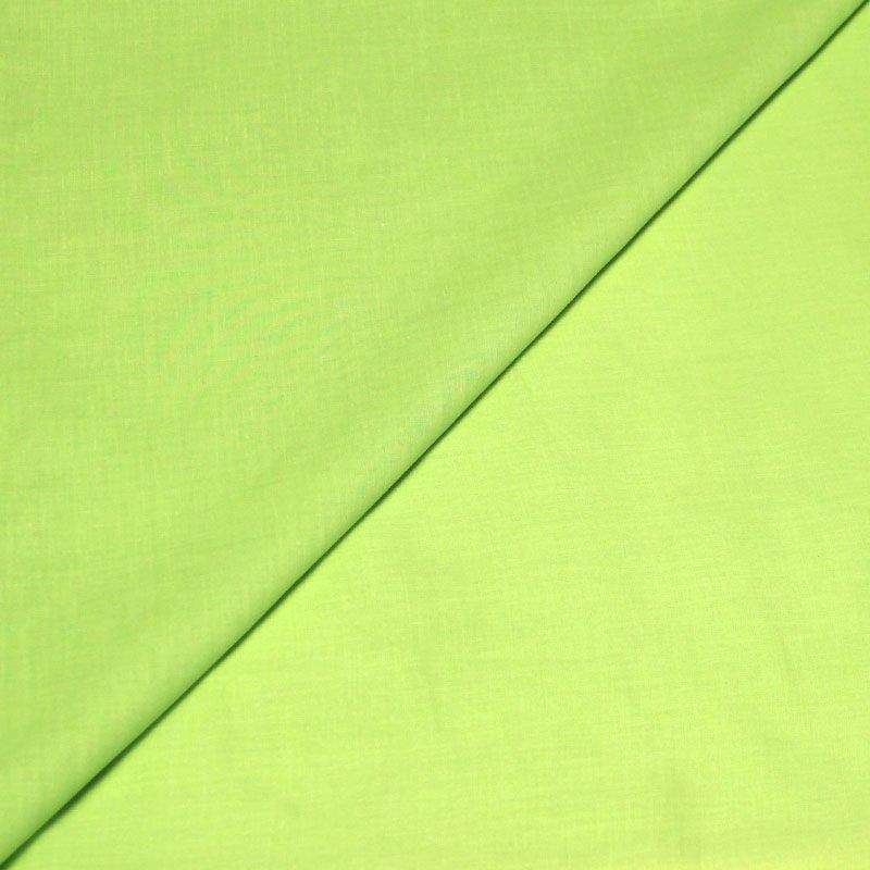 Voile 100% coton - Vert pomme