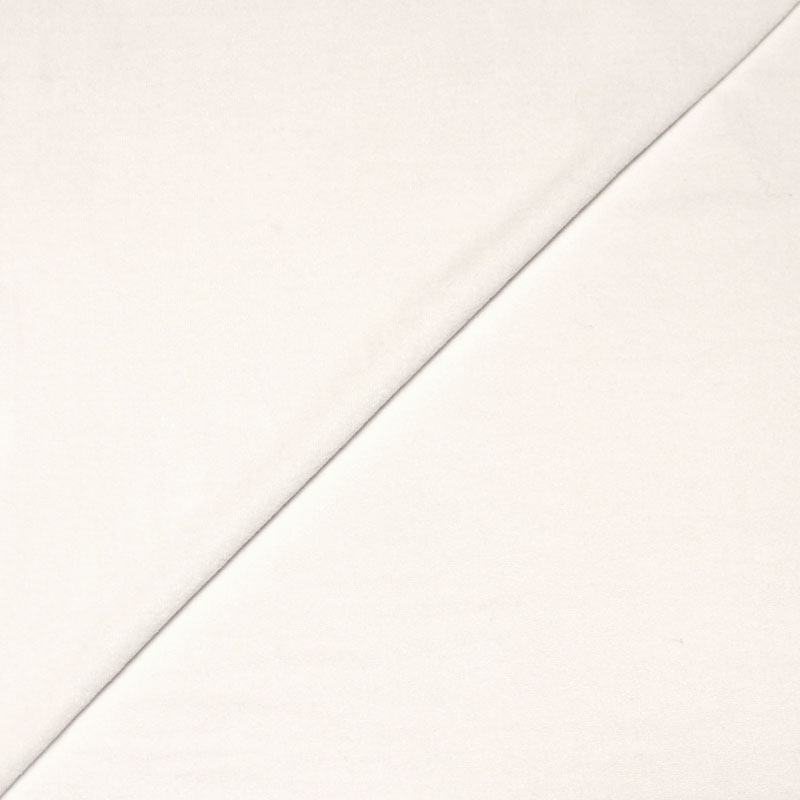 Jersey velours éponge - Blanc optique