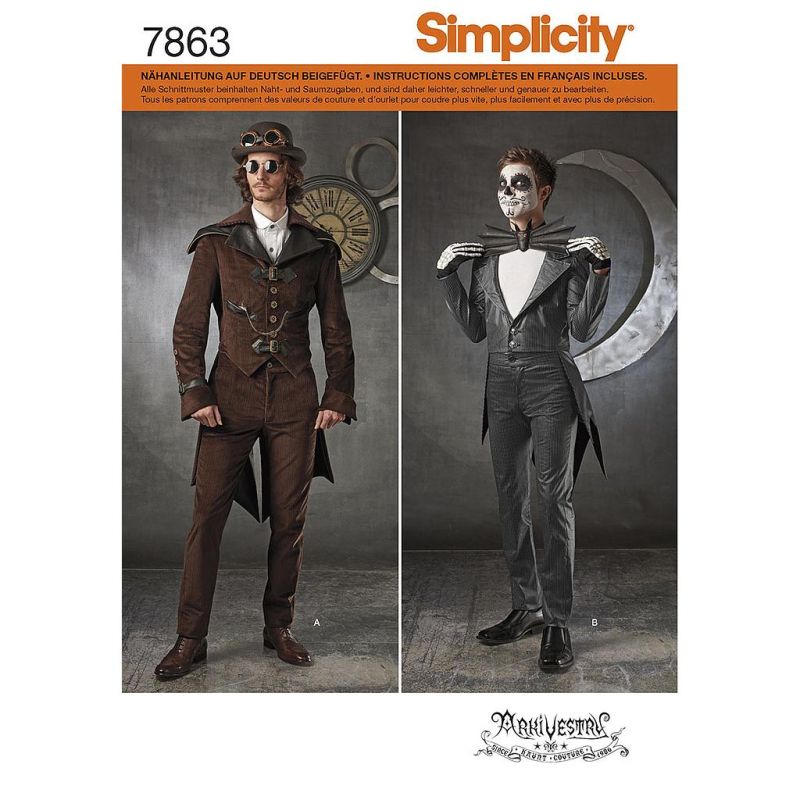 Patron Simplicity 1039.AA - Déguisement Homme