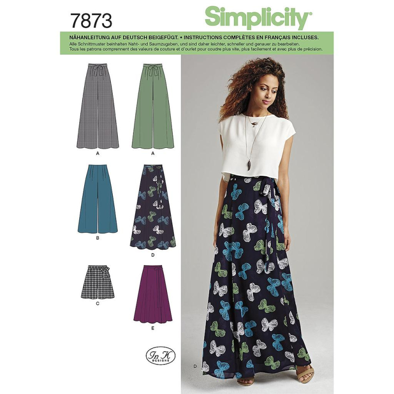 Patron Simplicity 1069.D5 - Jupe, short et pantalon femme