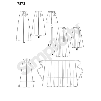 Patron Simplicity 1069.P5 - Jupe, short et pantalon femme 2
