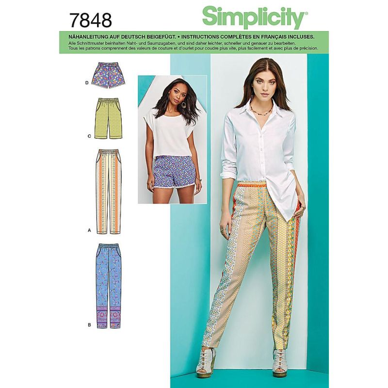 Patron Simplicity 1165.H5 - Pantalon - short - bermuda