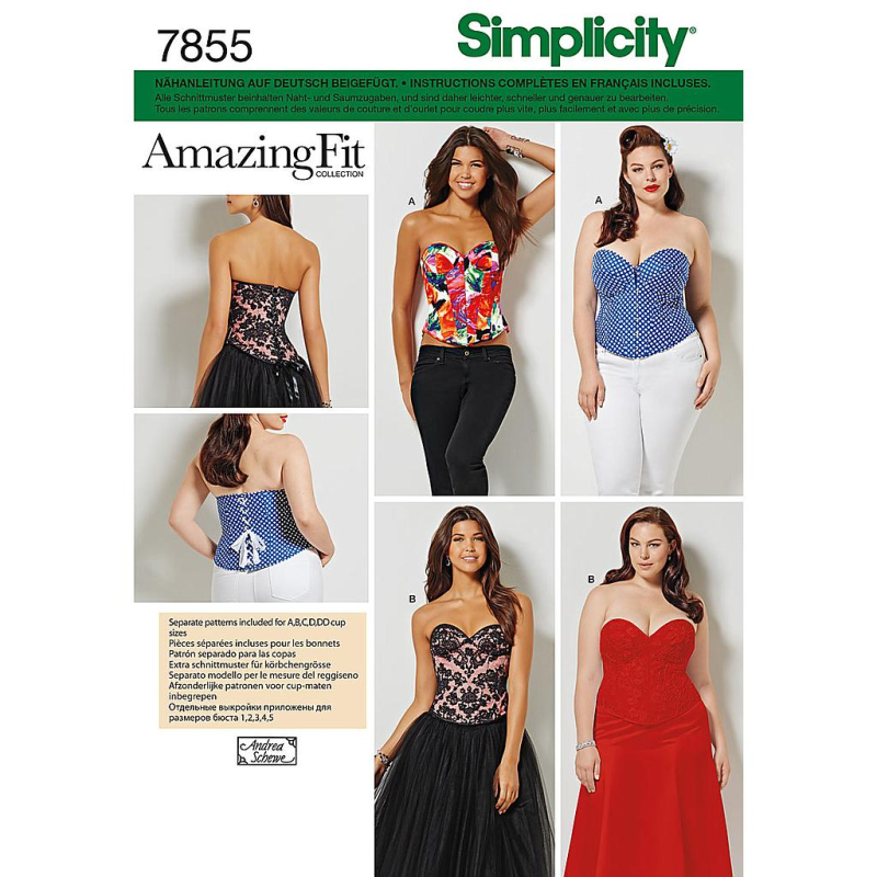 Patron Simplicity 1183.AA - Corset