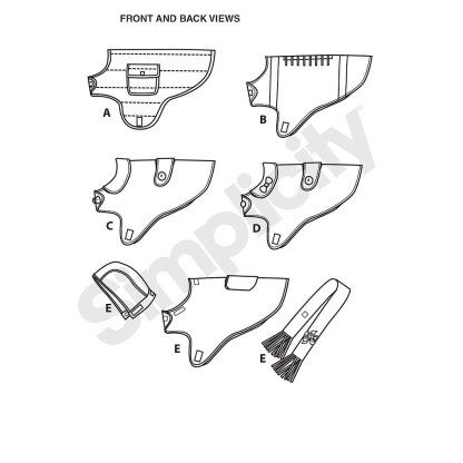 Patron Simplicity 1239.A - Vêtement chiens 2