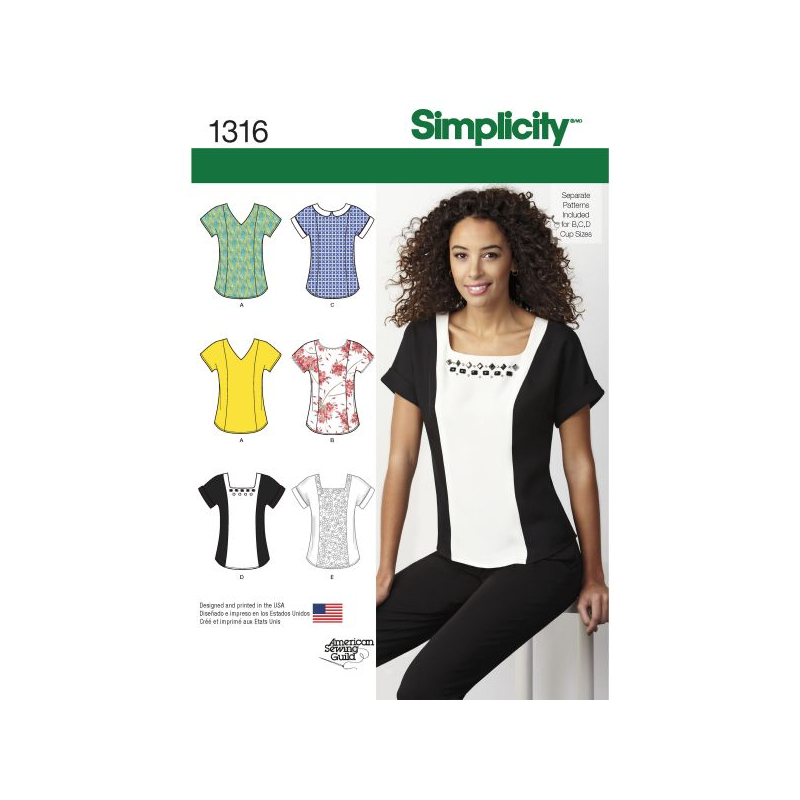 Patron Simplicity 1316.H5 - Tee-Shirt