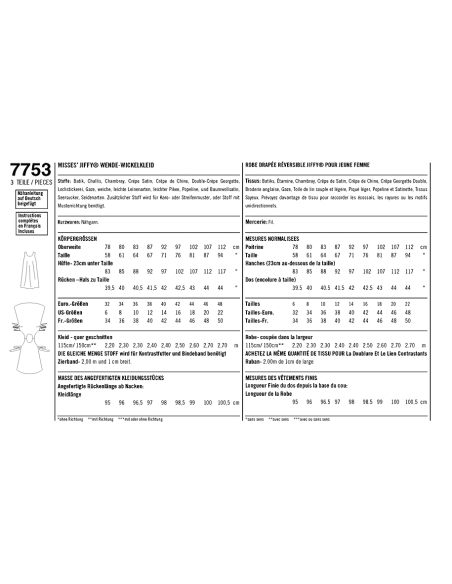 Patron Simplicity 1356.H5 - Robe