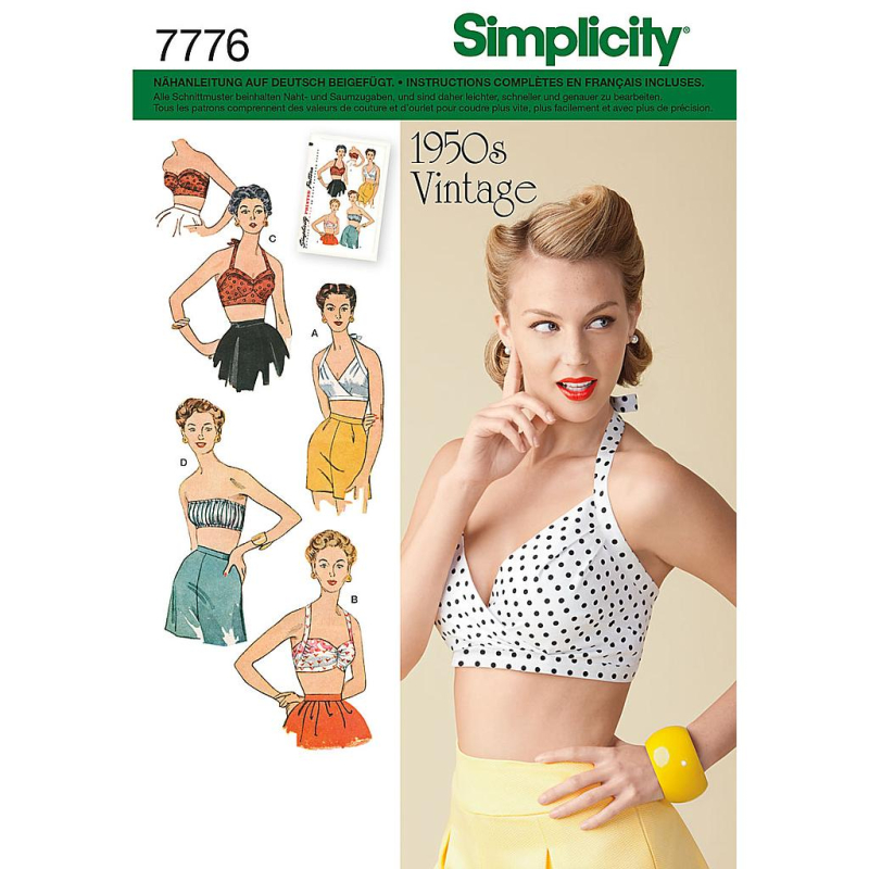 Patron Simplicity 1426.R5 - Soutien gorge vintage