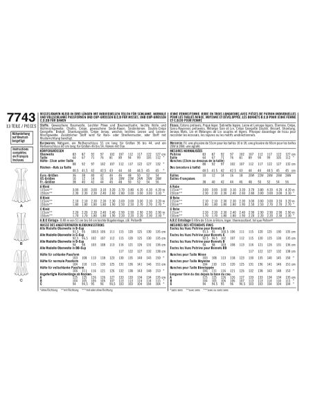 Patron Simplicity 1537.AA - Robe