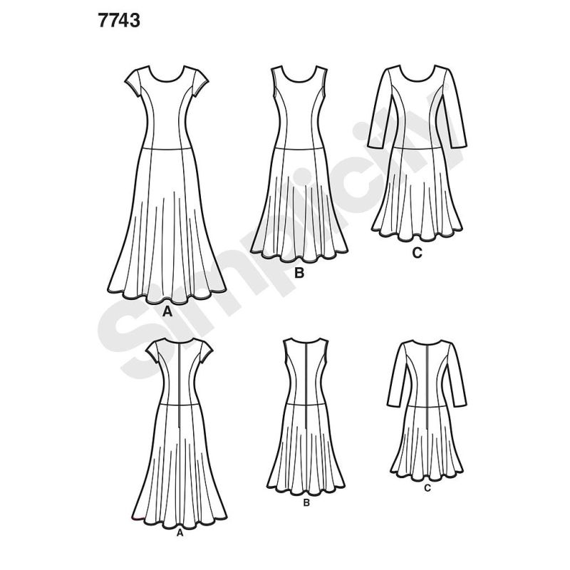 Patron Simplicity 1537.BB - Robe