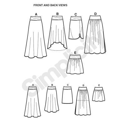 Patron Simplicity 1616.K5 - Jupe 2