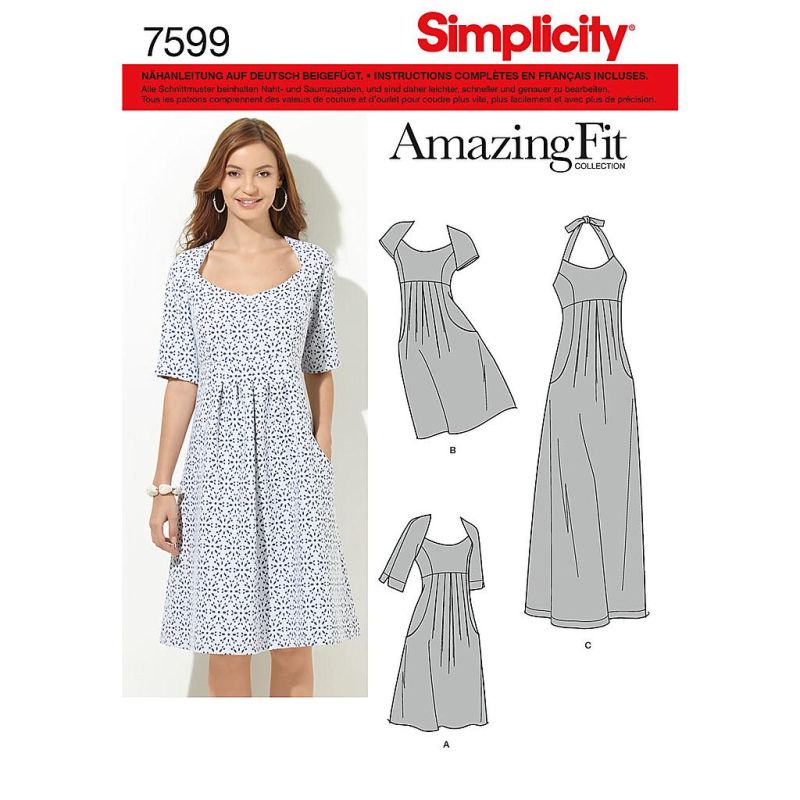 Patron Simplicity 1800.AA - Robe femme