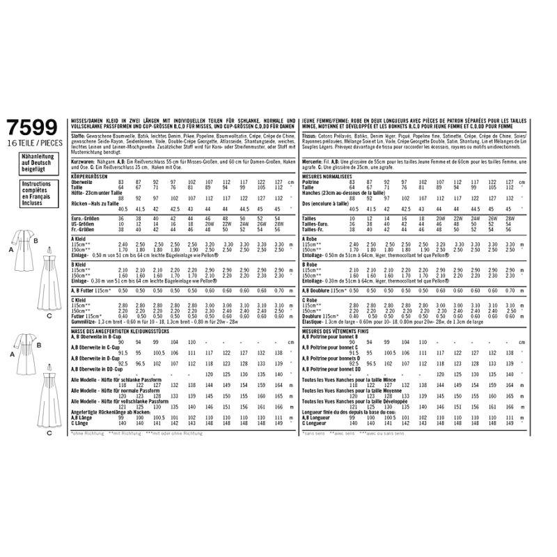 Patron Simplicity 1800.BB - Robe femme