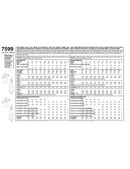 Patron Simplicity 1800.BB - Robe femme