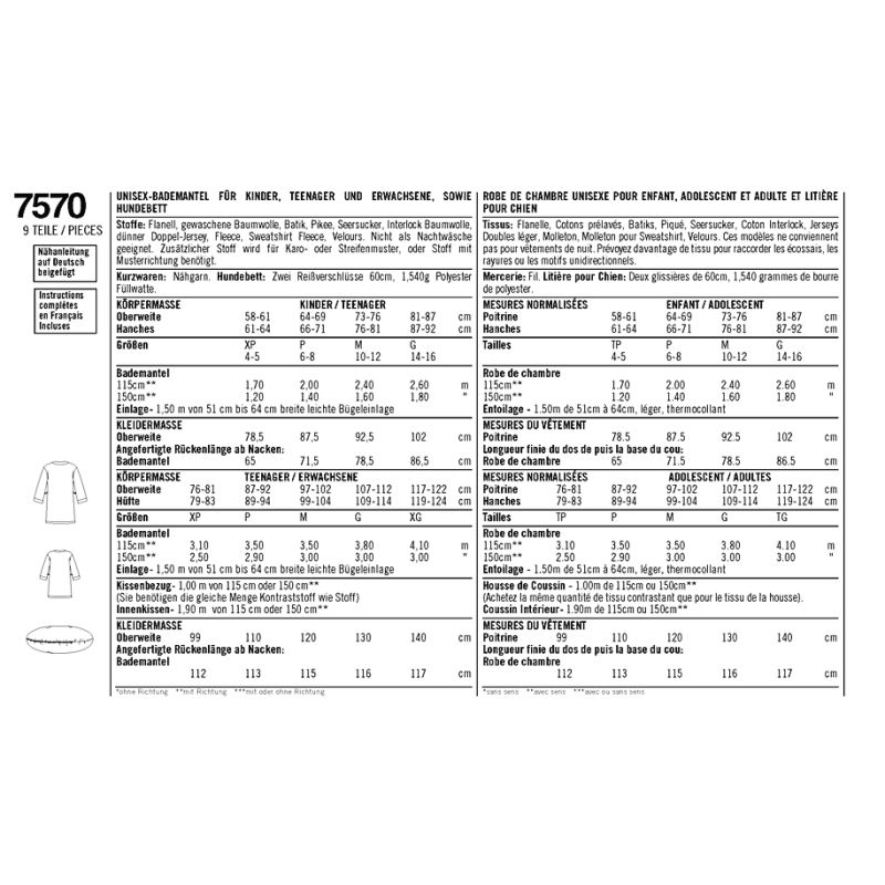 Patron Simplicity 1946.A - Peignoirs la Famille