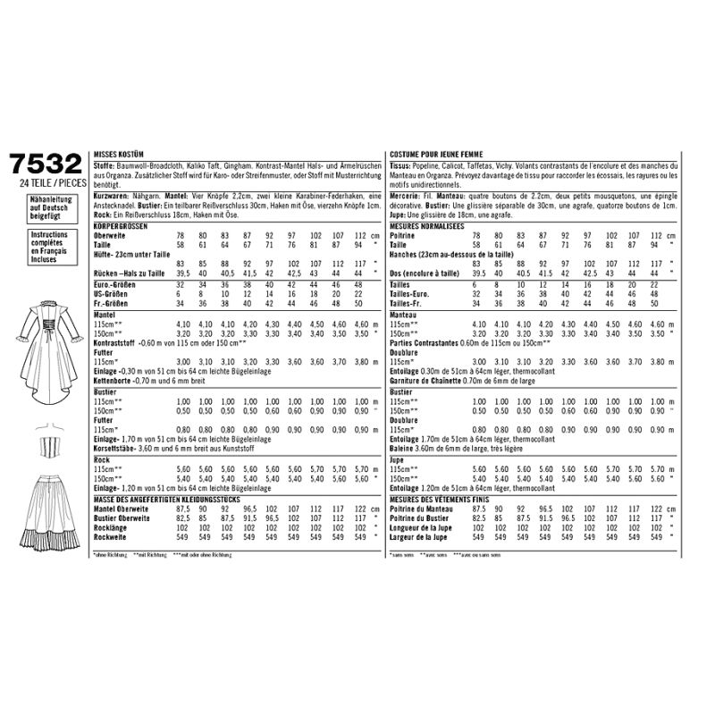 Patron Simplicity 2172.HH - Déguisement Costume robe historique