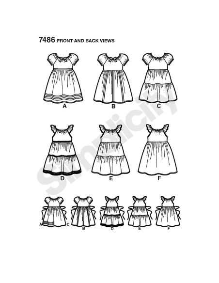 Patron Simplicity 2377.A - Robe