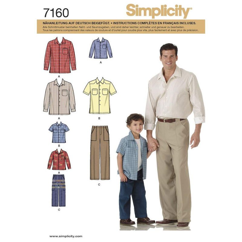 Patron Simplicity 4760.A - Pantalon et chemise
