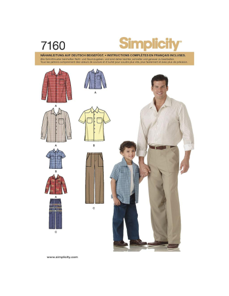 Patron Simplicity 4760.A - Pantalon et chemise