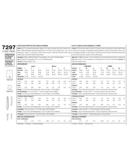 Patron Simplicity 4762.A - Gilet et cravate