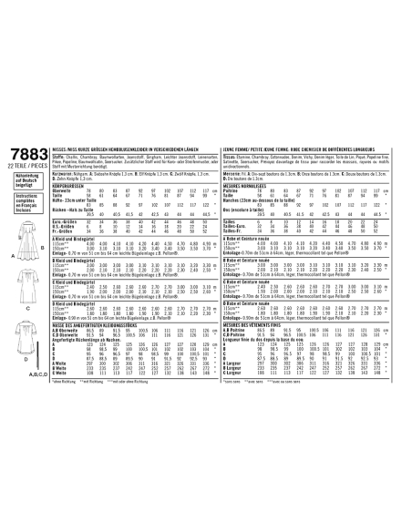 Patron Simplicity 8014.H5 - Chemise et tunique