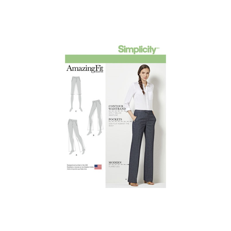 Patron Simplicity 8056.AA - Pantalon et short femme
