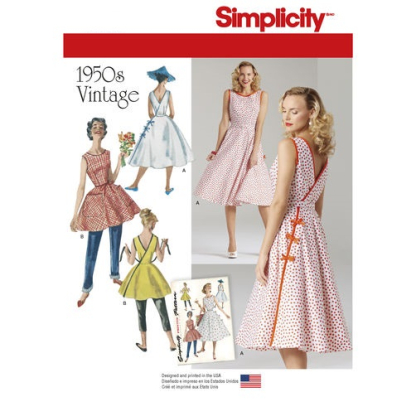 Patron Simplicity 8085.R5 - Robe vintage femme