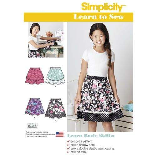 Patron Simplicity 8106.BB - Jupe enfant